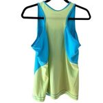 Marika Tek Womens Tank Top Blue Yellow Athletic Sleeveless Activewear Size L Photo 3