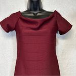 Charlotte Russe Burgundy Off the Shoulder Mini Dress Size M Photo 1