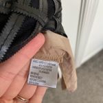 EUC | Muse women’s faux‎ leather black nude sheer sleeveless dress size 10 Photo 4