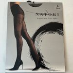 Natori Leopard Mix Sheer Tights Black Size L Photo 0