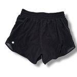 Lululemon  Hotty Hot High Rise Shorts Black Reflective Athletic Women's Size 6 Photo 1