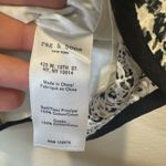 Rag and Bone Rag‎ & Bone Flavia Floral Print Off The Shoulder Eyelet Top Black White Size S Photo 6