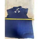 Elle  Tank Top Women's Size XXL  Blue  Spring Summer Shirt Collar Photo 9