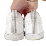 Adidas VS Advantage White Silver Sneakers Sz 7.5 Photo 3