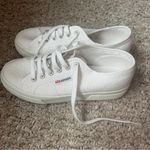 Superga  2750 Cotu Classic Sneakers white tennis shoe women’s 7 men’s 5.5 EUC Photo 1