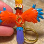 Disney Vintage 1992 Rare  Aladdin Lago Parrot PVC Figure Keychain Photo 12