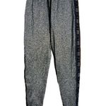 PINK - Victoria's Secret ‎ Pants Women Small Gray Silver Black Sequin Glitter Jogger Photo 0