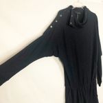 BCBGMAXAZRIA  Dolman Sleeve Cowl Neck Womens Blue Romper Size S Photo 6