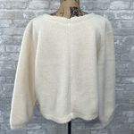 Prologue  Cream Boxy Sherpa Pullover Photo 3
