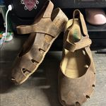 Bionatura Solo Mary Jane sandals in brown distressed leather Size 7.5 Euro 38 Photo 1