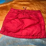 Skhoop Down Zip front outdoor winter fall mini skirt red size XL Sweden Photo 1