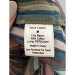 Love The Label Anthropologie Multicolor Striped Maxi Dress M Boho Beaded Tassel Blue Size M Photo 8