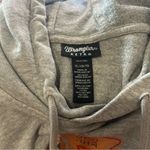 Wrangler Retro XL Gray Cropped Hoodie Aztec Graphic Western Sweatshirt Photo 4
