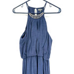 Lila Rose Lily Rose size large sleeveless maxi length dress faux‎ necklace attached Photo 2