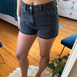 PacSun Black  Mom Jean Shorts High-Waisted Photo 1