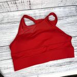 Zyia  Active Red High Impact Zip Racer Back Padded Sports Bra Sz Small Photo 1