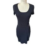 Jonathan Simkhai Women's Knit Black Melody Mini Dress Size Medium Photo 1