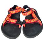 Teva 6471 Hurricane II Pink Orange Floral Strappy Sandals Women's Size 7 Photo 6