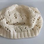 Urban Outfitters Pins and Needles Crocheted Cotton Beanie Cream Photo 1