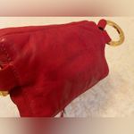 Lic benoit Luc Benoit vintage red leather belt bag Photo 14