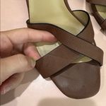 Naturalizer  Brown Size 6 Maggie Criss across Toe Open Sandal Block Heel Strap Photo 5