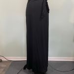 Boden Women Black Sleeveless Stretch Fabric Wrap Maxi Dress Size 4R Photo 6