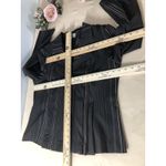 Romana Studio Women 2PC Skirt Suit 16 Long Sleeve Clueless Preppy Black 4 Button Photo 9
