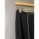 Apostrophe Skirt Womens 10P Black White Trim Petite Pencil Office Work Wear Photo 3