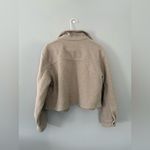 Divided H&M Teddy Jacket Cropped Jacket Sherpa Fuzzy Tan Beige Size S M L Photo 5