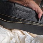 Gucci  Swing Leather Tote Bag Black Pebbled Calfskin Authentic Photo 8