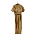 SheIn Trendy  Tan Utility Jumpsuit Short Sleeve Belted One Piece Women’s XL Photo 8