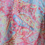 Ralph Lauren Lauren Sleep Shirt Womens M Pink Paisley Button Front Night Gown Photo 2