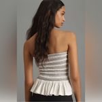 Anthropologie NWT | Maeve Smocked Split Tube Top | XL Photo 1