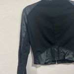 Bebe Collarless Moto Jacket Photo 3