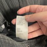 Urban Outfitters  bdg MIKEY LINEN blend BACKLESS OVERALL in dark grey size large Photo 6