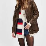 Free People #147 NWT  League Of Her Own Cardigan in Americana Combo Photo 3