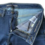 Michael Kors  Izzy Cropped Skinny dark wash stretchy five pocket denim jeans 6 Photo 3
