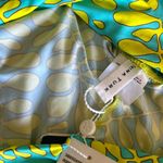 Trina Turk NWT TRELLIS COVER UP SWIM PANTS, BLUE/GREEN MULTI Photo 6