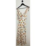 ASTR  the Label Allexina Printed Tie Shoulder Midi Dress in Ivory Fruit Cocktail Photo 3
