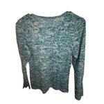 Rods Western Wear Blue Marble Wash Thin Fitted Long Sleeve Shirt Photo 3