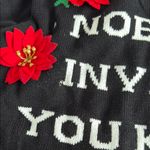 Spencer's Ugly Christmas Sweater "Nobody Invited You Karen" Sz M Black Size M Photo 2