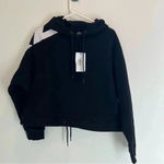 Zyia  Active Black Cropped Hoodie Sweatshirt Size 2XL Photo 3