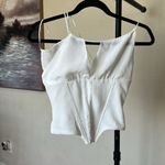 House Of CB HOUSE‎ OF CB Orla White Chiffon Strappy Corset NWOT size XS Photo 8