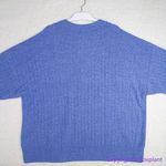Madewell NEW plus Donegal dowden Henley Sweater in Coziest Yarn, blue, 3X Photo 10