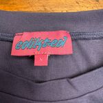 Edikted navy blue graphic tee cocktail glass stay tuned women's size large Photo 1