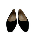 Manolo Blahnik Gelista Suede Ballet Flats in Black Photo 10