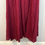 Lulus Heart of Marigold Burgundy Wrap Maxi Dress Size Small Photo 10