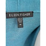 Eileen Fisher  Wool Long Cardigan Sz M Open Front Duster Lightweight Italian Yarn Photo 5
