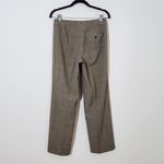 Rafaella Brown Plaid Dress Pants Size 6 Petite Brown and Green Plaid Trousers Photo 4