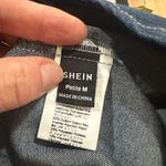 SheIn NWT  Petite Medium Stretch Denim Jeans Jean Mini Dress with Slit Photo 9